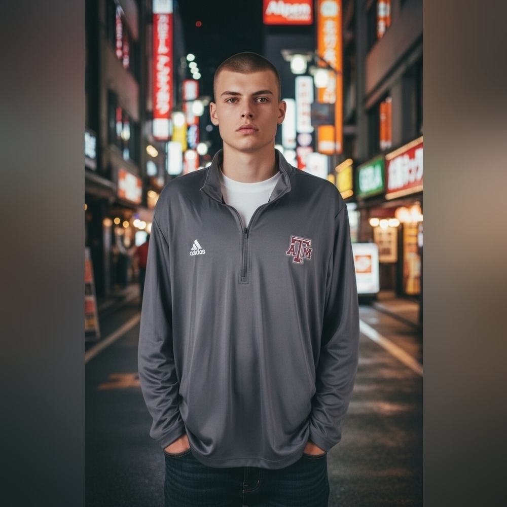 Adidas Texas A&M Players Size XL Pregame Pullover Team Gear
